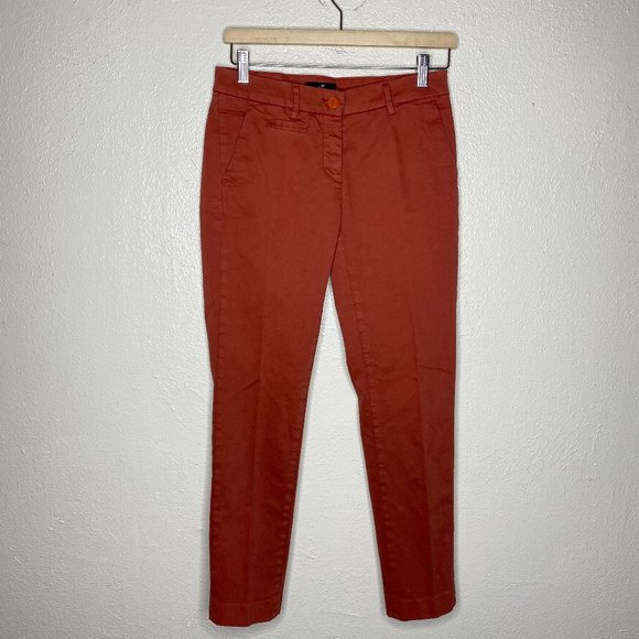 Mason’s Women Chino New York Slim Fit Pants Brick Size 40 US 4 - Picture 1 of 8